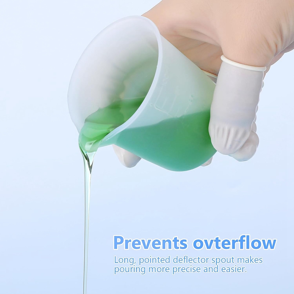Mixing Cup Silicone - 9月 シリコン計量カップ レジン用、レジン用品 600ML&250ML+100ML シリコンカップ、レジン混合カップ