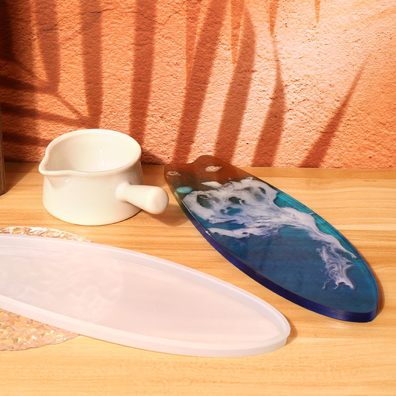Resin Ocean Wave Mold - 新しいサーフボード樹脂トレイ金型サーフボード金型樹脂用大型樹脂金型diy Ocean Twoart用シリコン