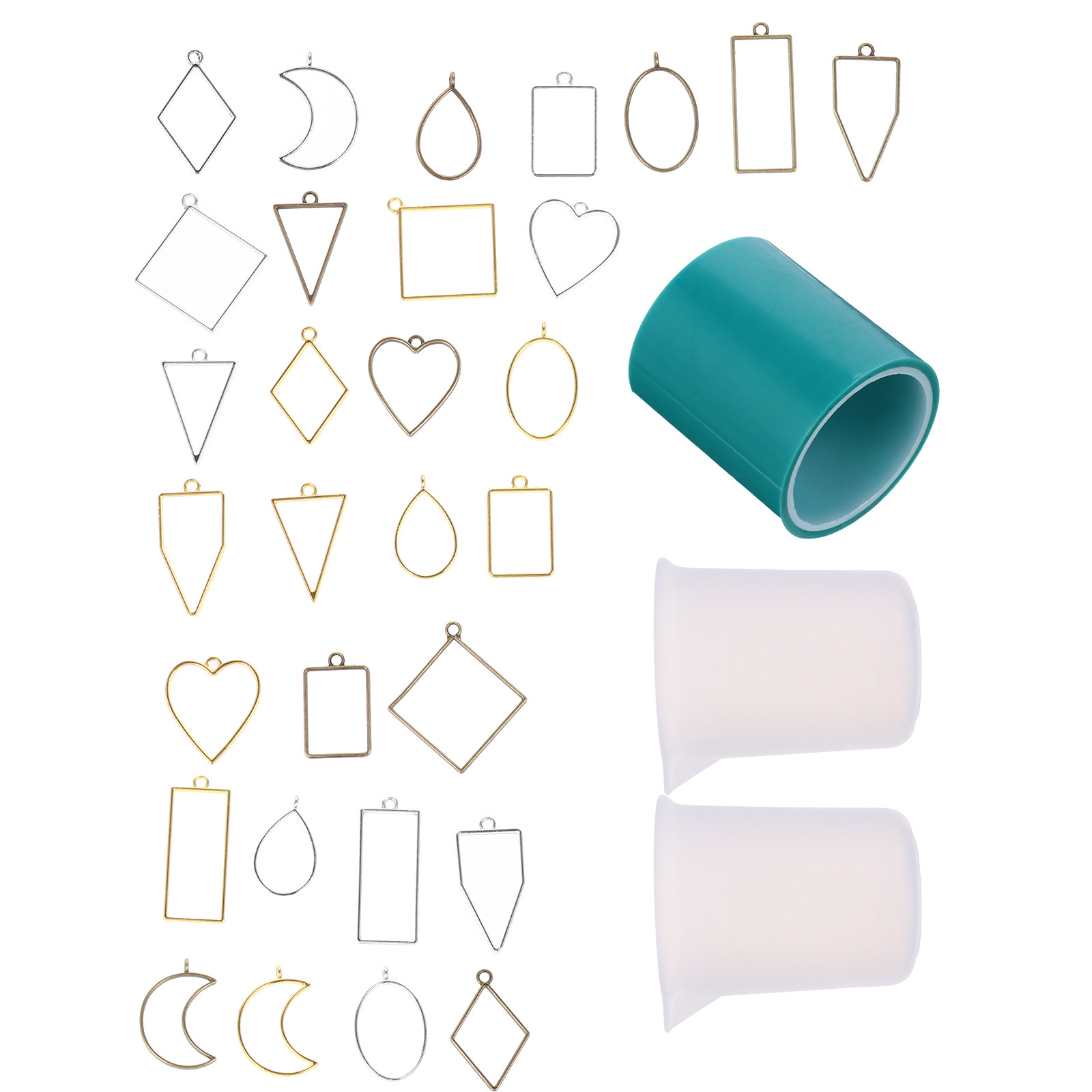クラフトキット、DIYキーホルダー、アクリル素材、ハロウィン - Resin Jewelry Kit のレビューと価格