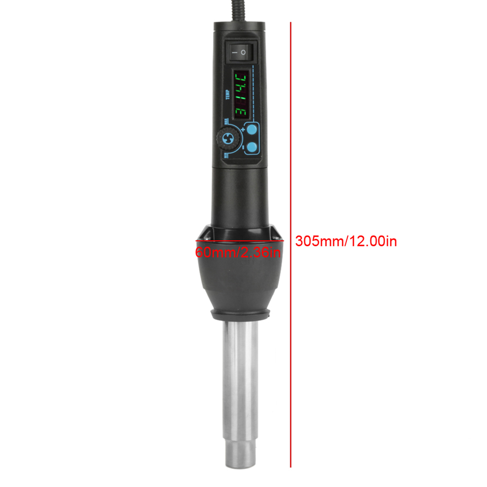 8858-I / 650W LEDデジタルディスプレイ調整可 - Heat Gun Small のレビューと価格