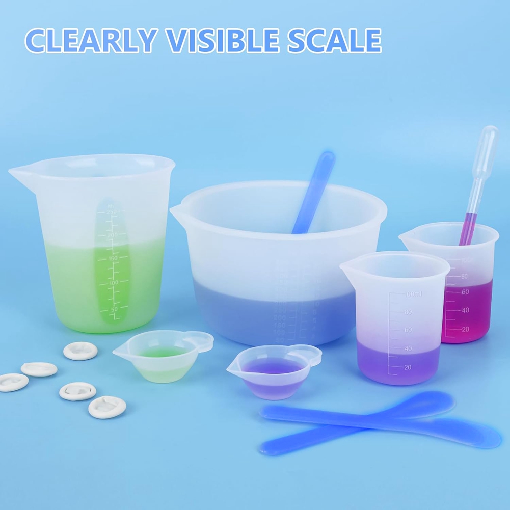 9月 シリコン計量カップ レジン用、レジン用品 600ML& - Mixing Cup Silicone のレビューと価格