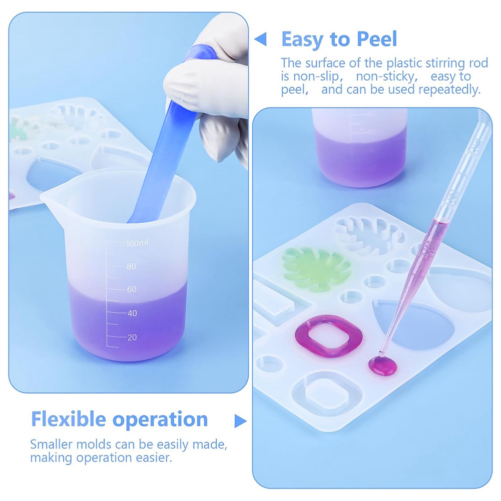 9月 シリコン計量カップ レジン用、レジン用品 600ML& - Mixing Cup Silicone のレビューと価格