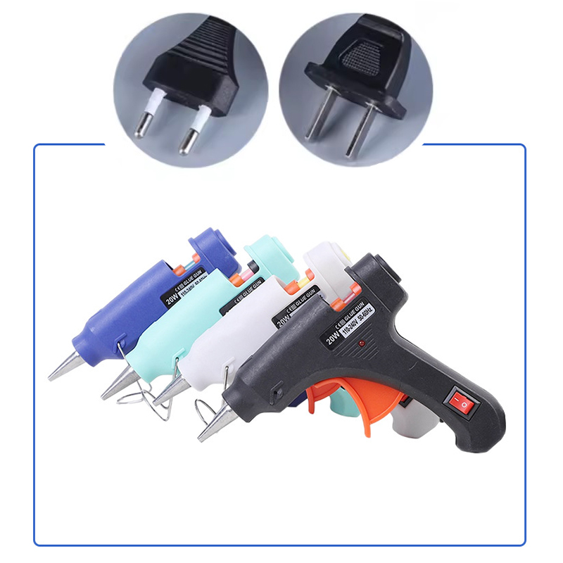 20Wミニホットメルトグルーガン EU電気DIYクラフト工業 - Heat Gun Small のレビューと価格