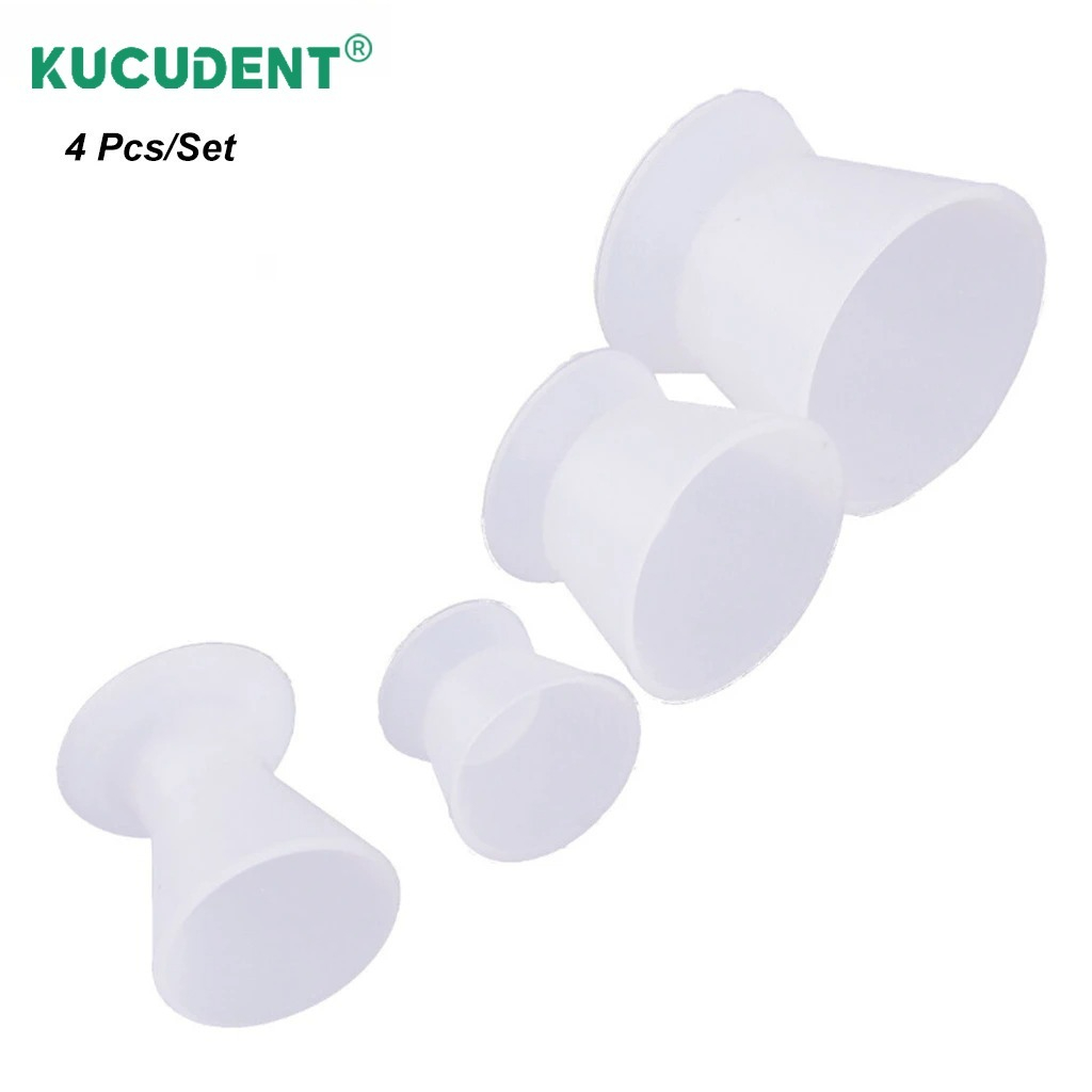 4個セット デンタルシリコンカップ 柔軟な自己硬化型ミキシン - Mixing Cup Silicone のレビューと価格