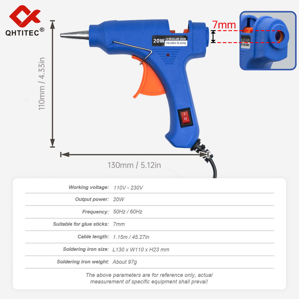 Jcd-透明な接着剤スティック付きの接着剤ガン,家庭用ミニガ - Heat Gun Small のレビューと価格
