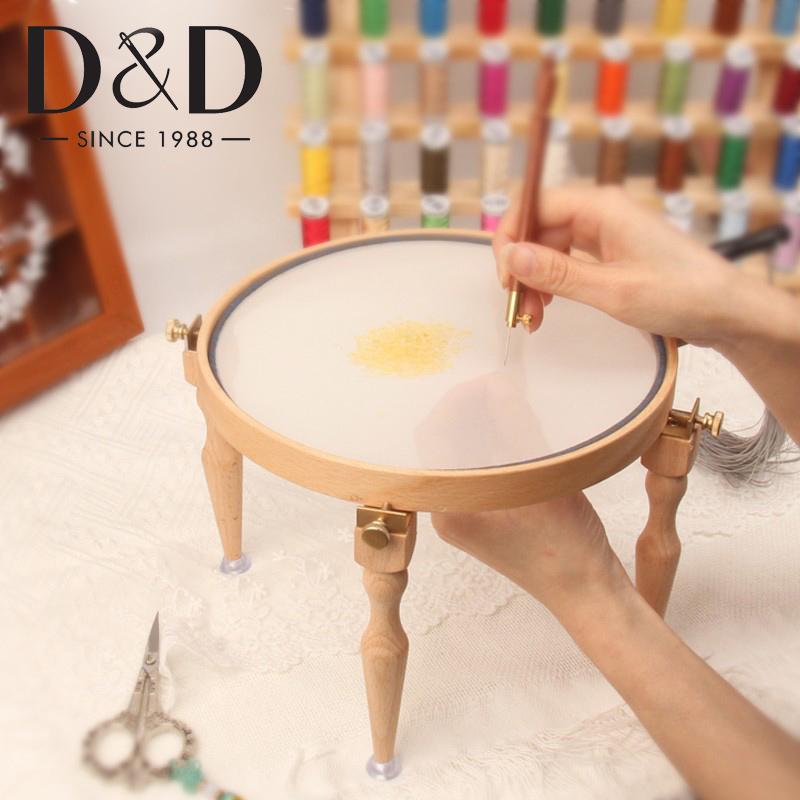 3/4 個調整可能なポータブル木製刺繍フープスタンド手作りク - Wood Ring Blank のレビューと価格